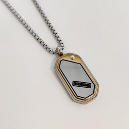 Кулон из стали на цепочке