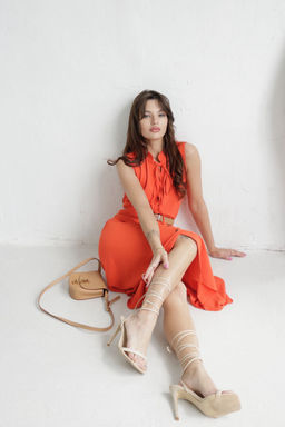 Платье, как из к/ф Красотка, коралловое - Martichelli фото 12