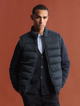 Slim Fit Dik Yaka Erkek ?i?me Yelek