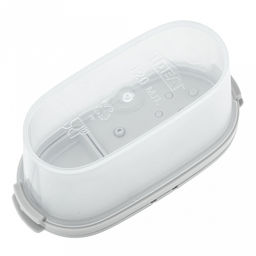 Контейнер для специй пластмассовый 120мл, 5х5х10,5см, смоки (Россия)