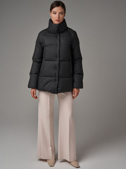 Пуховик женский 

АРТ. 71723z черный/42 - Hoops фото 8