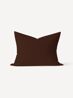 Наволочка полисатин гладкокрашеный на молнии - Коричневый 50х70