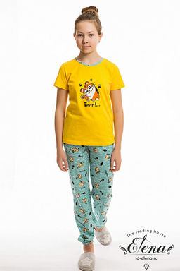 Пижама М22045Пе Желтый - Елена фото 3