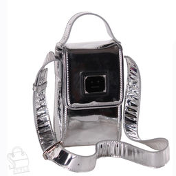 Сумка женская кожаная 8001VG silver Vitelli Grassi/30 в Новосибирске