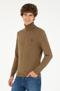 Свитер мужской U.S. Polo Assn хлопок цвета хаки