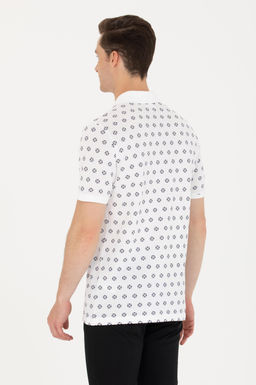 U. S. Polo Assn Мужская белая футболка с воротником-поло - U.s. polo assn фото 19