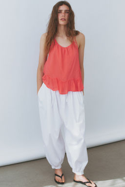 Top halter con volante - H&m фото 5
