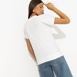 Футболка в рубчик Искусство строить глазки - Charutti фото 5