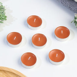 Цена за 2 шт. Набор свечей ароматических чайных «Капучино», в подарочной коробке, 6 шт.