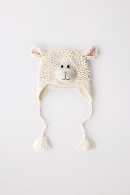100% WOOL SHEEP HAT LIMITED EDITION - Zara фото 15