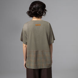 Футболка с акцентными строчками, Стальной взгляд - Charutti фото 5