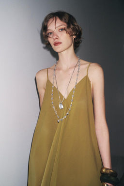 ZW COLLECTION STRAPPY MIDI DRESS - Zara фото 5