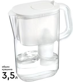 -32% Кувшин XL Эверест StyleX 3,5 л, белый Барьер  фото 4
