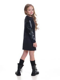 Платье для девочки подростка с принтом UD 7751 черный - Mini maxi фото 3