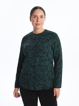 Hakim Yaka Desenli Kad?n Bluz