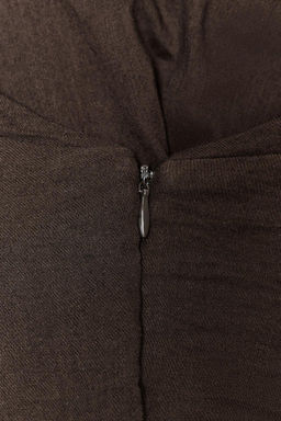 RUFFLED SHORT GAUZE DRESS - Zara фото 6