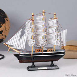Макет парусного корабля 23х22 см / 3131-24 /уп 48/ - Галеонтрейд фото 5