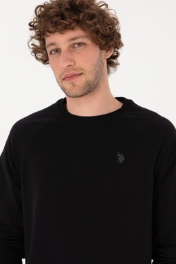 Erkek Siyah Basic Sweatshirt Sepette S_rpriz _ndirim - U.s. polo assn фото 2