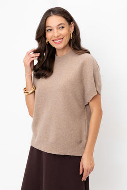 ЕВ 30181/ш/бежевый джемпер жен