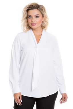Блузка 1176 белый - Novita фото 2