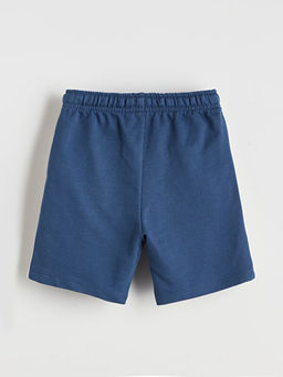 Beli Lastikli Yaz? Bask?l? Erkek ?ocuk ?ort