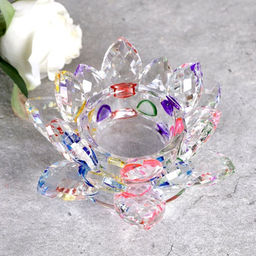 Подсвечник Лотос 11 см / GT795 /уп 48/цветной - Галеонтрейд фото 2