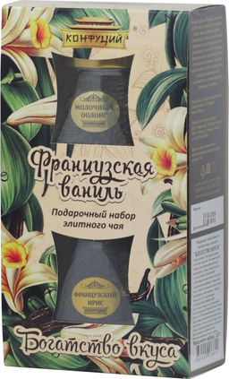 Конфуций. Набор Чайная пара. Богатство вкуса 120 гр. карт.упаковка