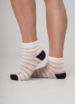 (CLE) Д5642 носки жен. шоколад (ЧЗ)