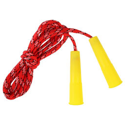 Цена за 10 шт. Скакалка детская, 2.2 м, регулируемая, нейлоновый трос, цвет МИКС