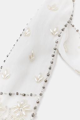 BANDANA ABALORIOS JOYAS LIMITED EDITION / Blanco - Zara фото 6