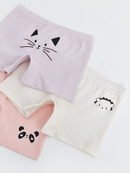 Bask?l? K?z ?ocuk Boxer 3l? - Waikiki фото 3