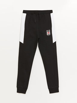 Beli Lastikli Be?ikta? Bask?l? Erkek ?ocuk Jogger E?ofman Alt?