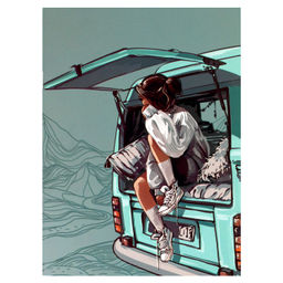 Тетрадь арт. 71695 ПУТЕШЕСТВИЕ / 150х210 мм, 32 л., мягкий переплёт (2 скобы), полноцветная печать (