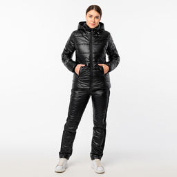 RODOS Утеплённый костюм женский зима М-242/1 Чёрный