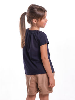 Футболка для девочки UD 0803 кофе - Mini maxi фото 6