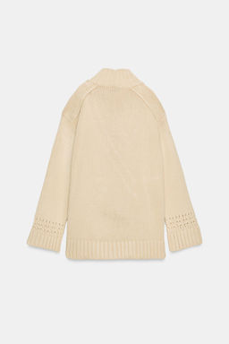 WRAP KNIT KIMONO CARDIGAN - Zara фото 8