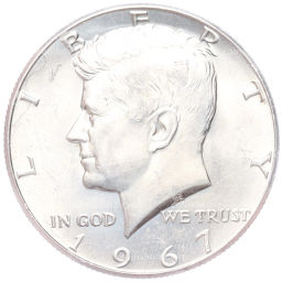 1/2 доллара (50 центов) 1967 года США