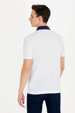 U. S. Polo Assn Мужская белая футболка с воротником-поло - U.s. polo assn фото 12