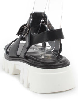 08-PEY195-3 BLACK Босоножки женские (натуральная кожа) - Фабричный китай фото 5