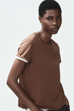 Camiseta con borde enrollado - H&m фото 8