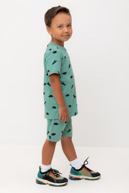 Crockid _ КР 400818/малахитово-зеленый,дино к560 шорты для мал  фото 4