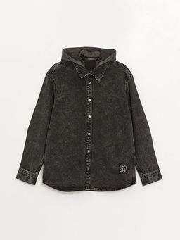 Rahat Kal?p Kap??onlu Erkek ?ocuk Jean G?mlek