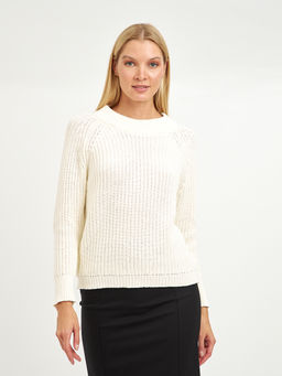 джемпер женский из хлопка с рукавом реглан