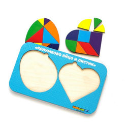 Набор Головоломок «Колумбово яйцо и листик»