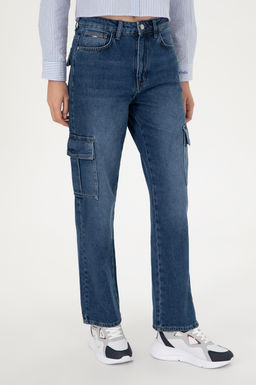 Женские синие джинсовые брюки Неожиданная скидка в корзине - U.s. polo assn фото 2