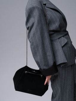 Замшевая сумка Bella DBR 31202 черный  фото 8