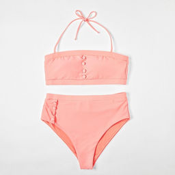 Купальник женский раздельный MINAKU Summer Candy, розовый, размер 44