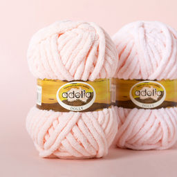 Пряжа ADELIA DOLLY 100% полиэстер 5 шт. х 100 г 40 м  3 м