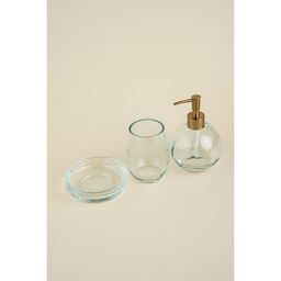 Аксессуары для ванной SL Home, 3 предмета, дозатор, мыльница, стакан - Sima-land home фото 2