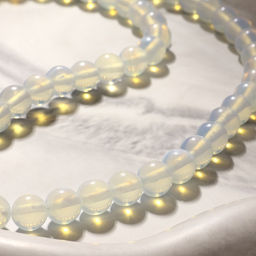 Бусины на нити шар №8 «Лунный камень», +/- 37 см